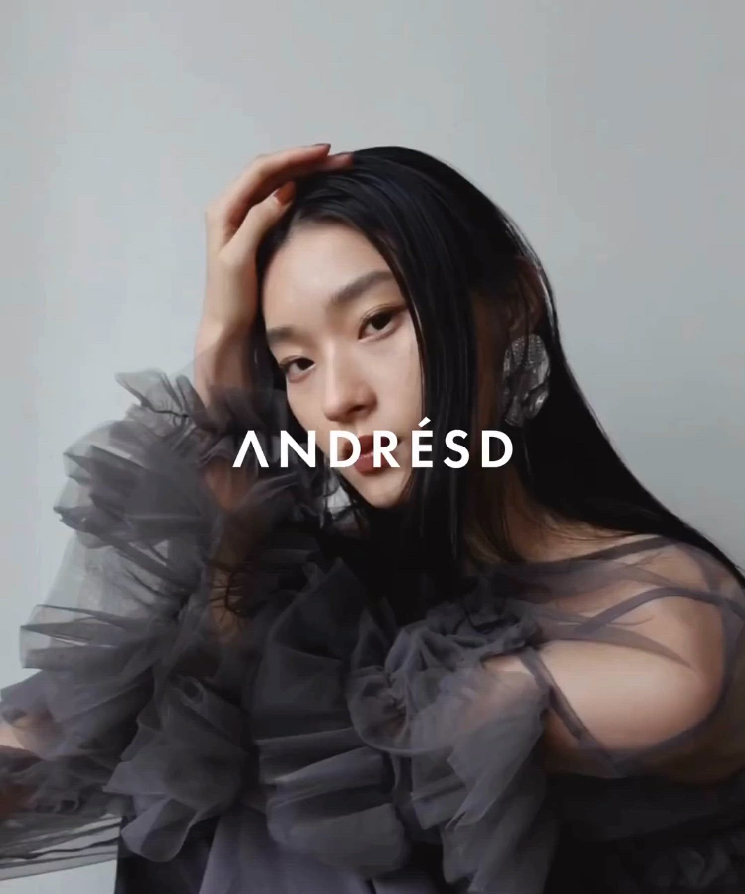 2点セットアイテム】オールインワン×デコラティブチュールトップス