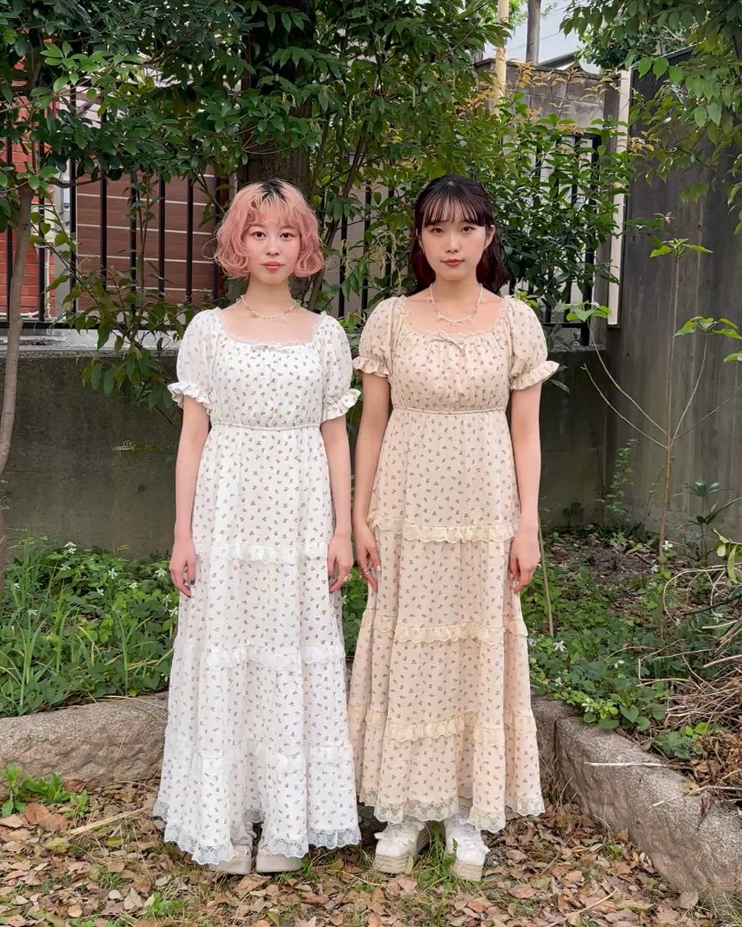 セール】petit flowerﾊﾟﾌﾜﾝﾋﾟｰｽ（ワンピース）｜merry jenny（メリー