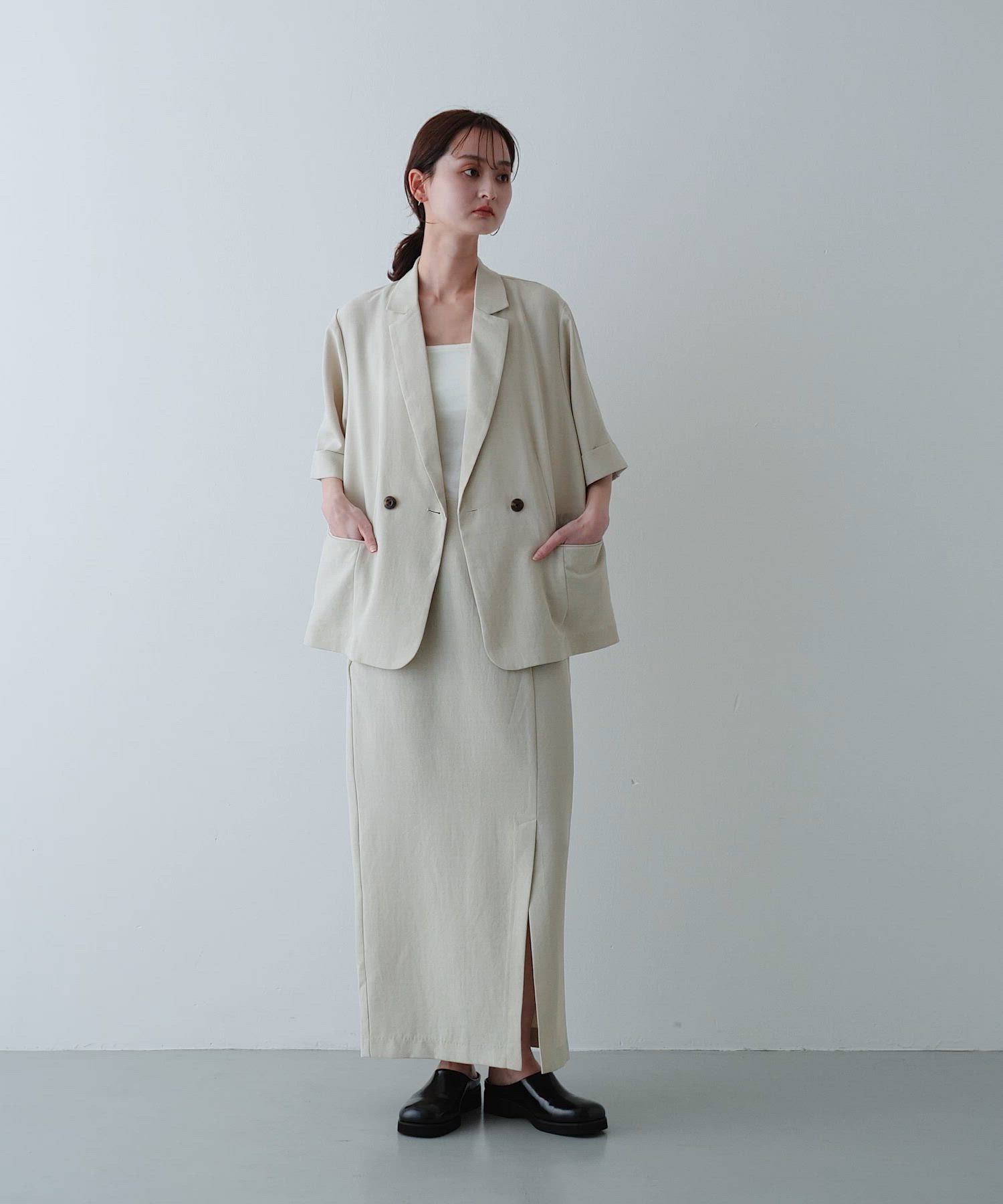 セール】『一部WEB限定』『UR TECH DRYLUXE』リネンライクスリット