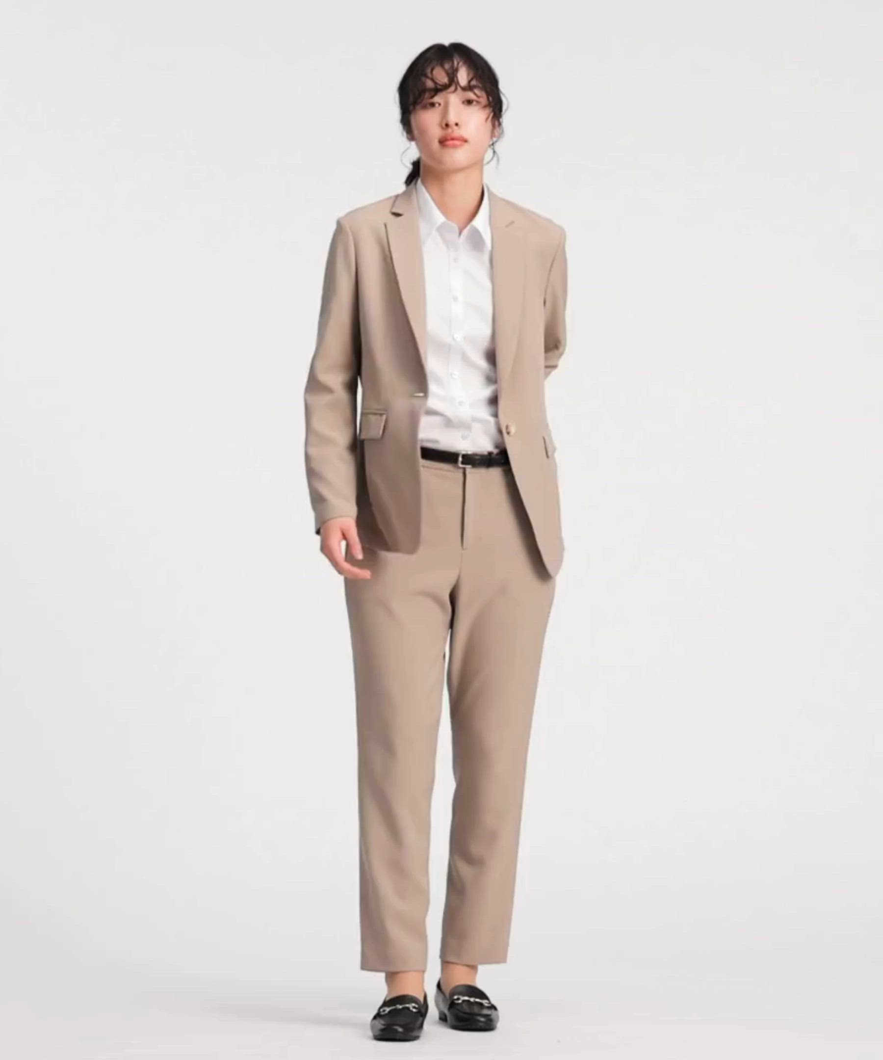 手軽スーツ・ジャケット】着疲れ知らずのストレッチ！テーラード