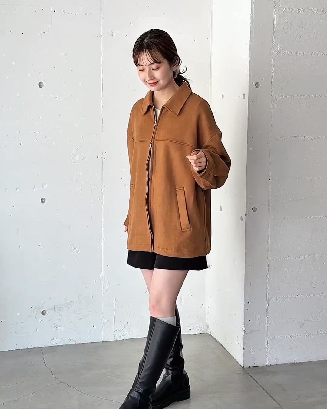 セール】【2サイズ展開/ZOZO限定Sサイズあり】フロントZIPナロー