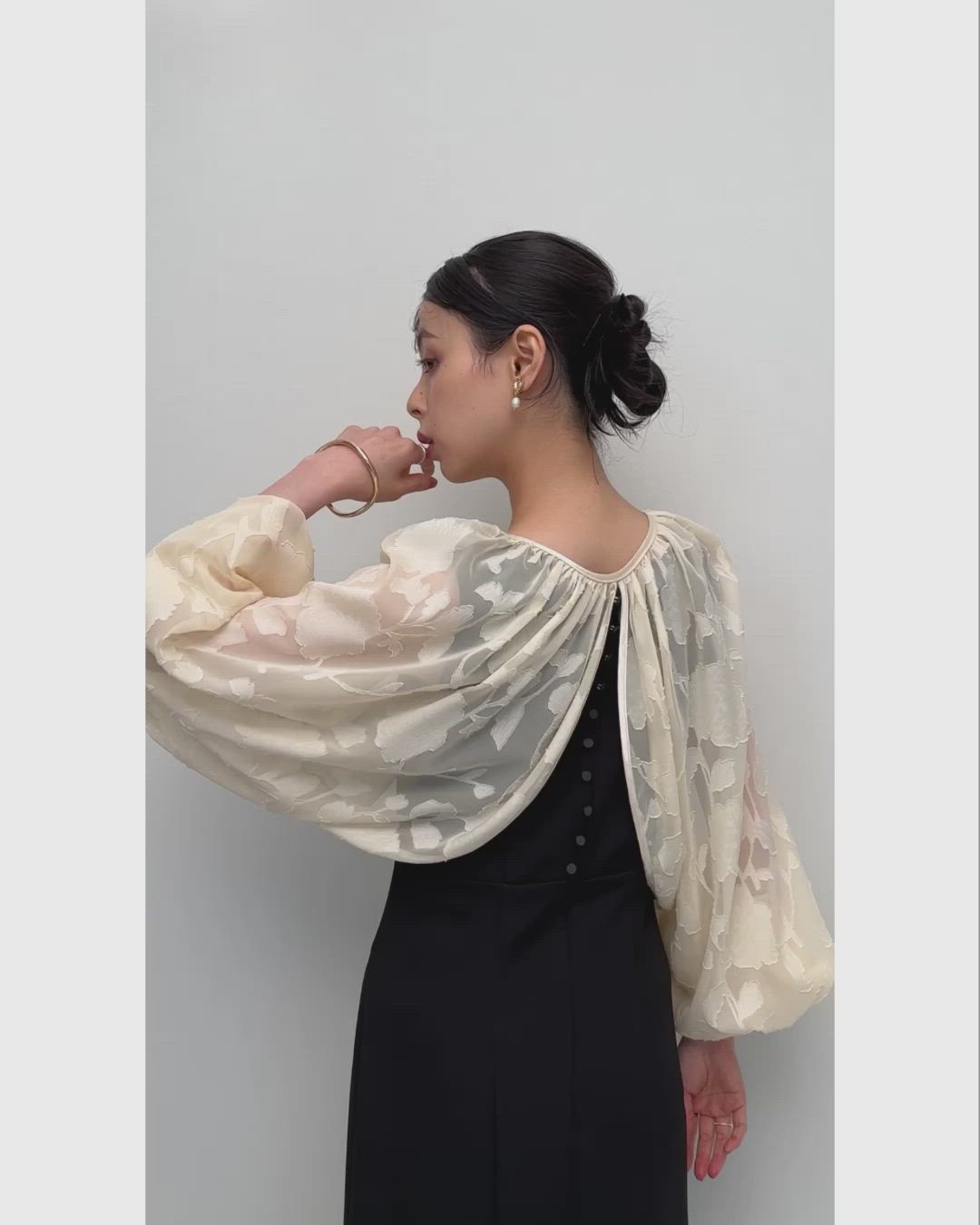 2way】シアージャカードボレロ＆ナローマーメイドドレス レディース