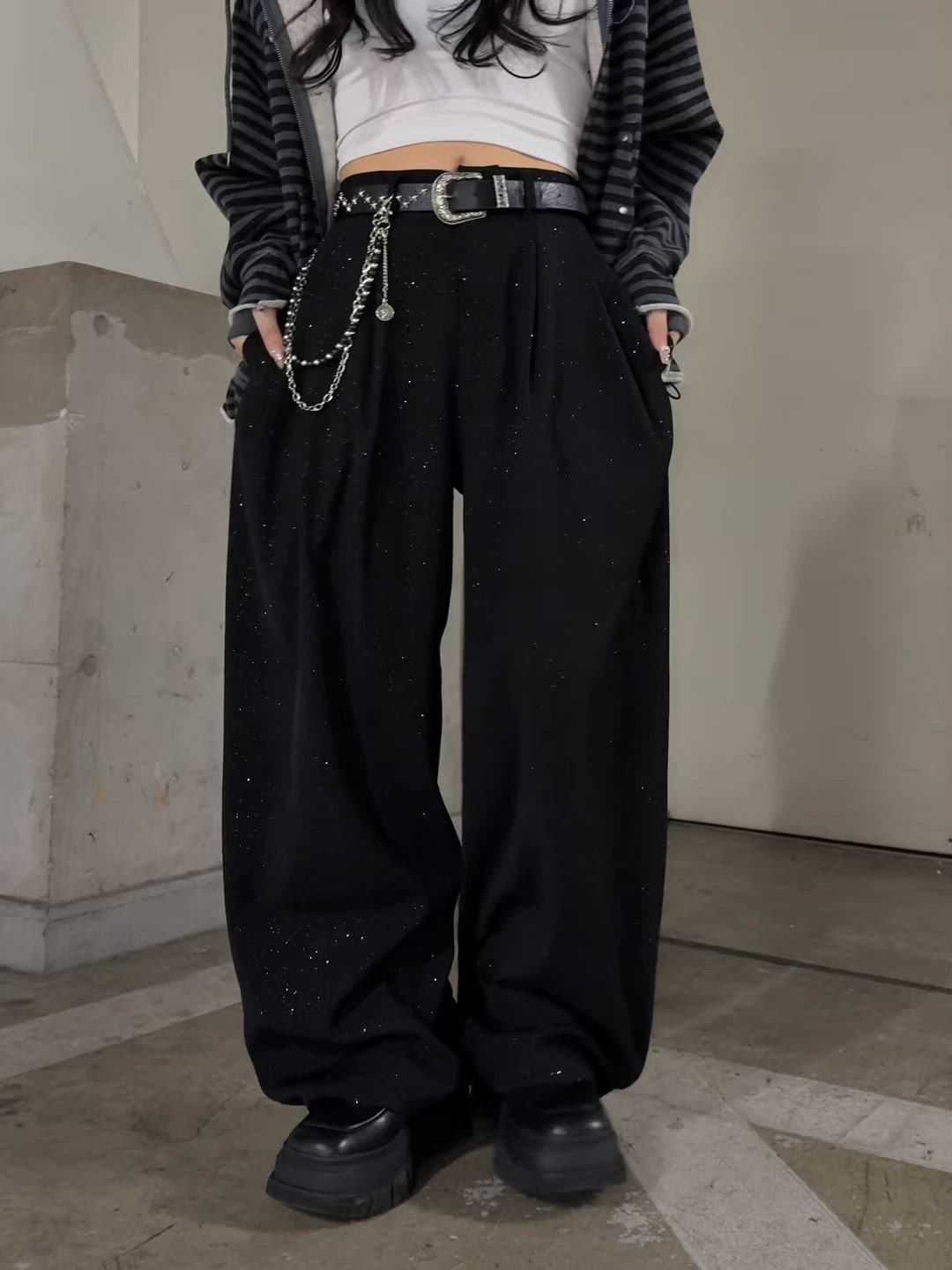 グリッター加工スラックス（スラックス）｜sedacle（セダクル）の