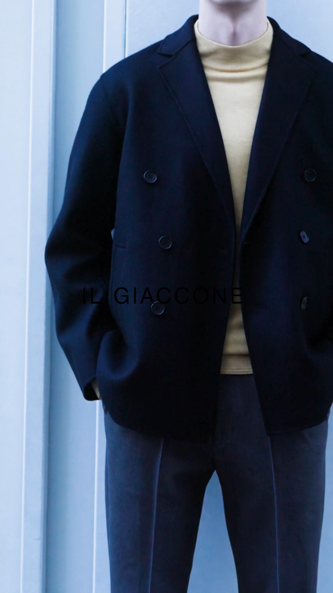 セール】WOOL REVER GIACCONE（ピーコート）｜AOURE（アウール）の