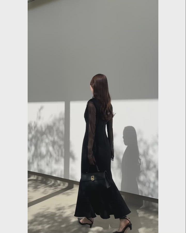 セール】深Vネックツイードマーメイドジャンパースカート（ジャンパー