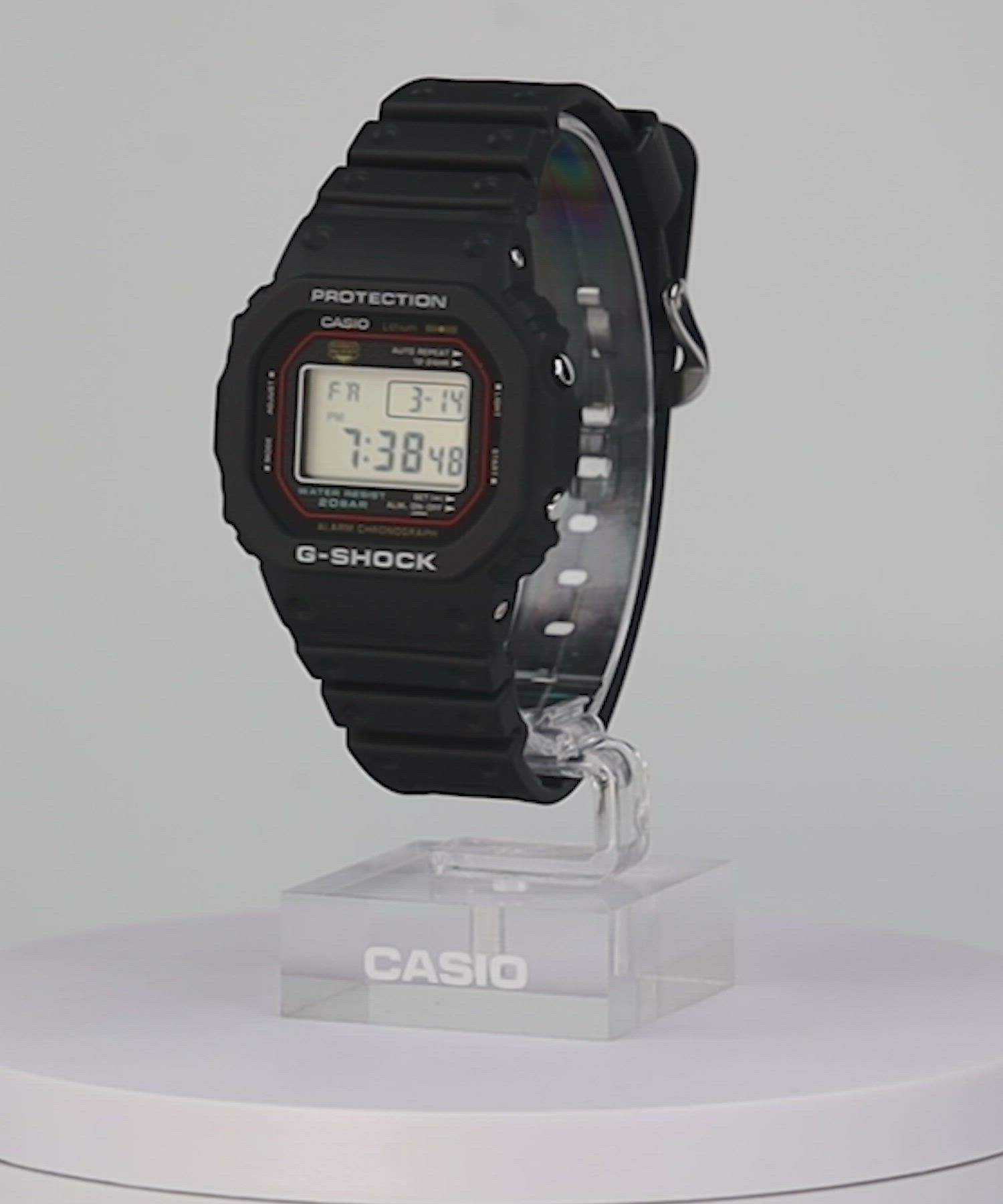 初代G-SHOCK復刻モデル / DW-5000R-1AJF（デジタル腕時計）｜G-SHOCK