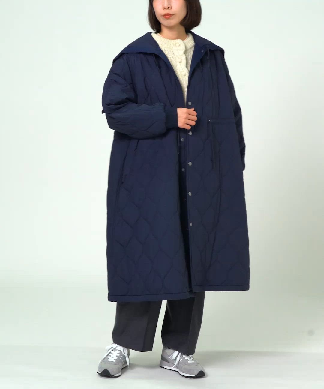 限定値下げ　美品BEAMS BOY ナイロンキルティングフードコート BEAMS BOY（ビームス ボーイ） コート アウター ナイロン キルティング