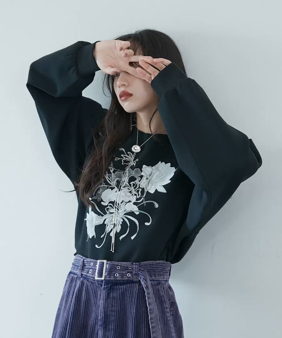 Flowerシシュウスウェット(HARE)（スウェット）｜HARE（ハレ）の