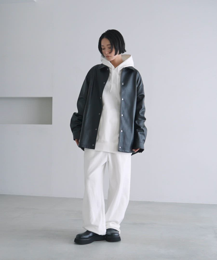 セール】【LFM(U)】フェイクレザーコーチジャケット 571329