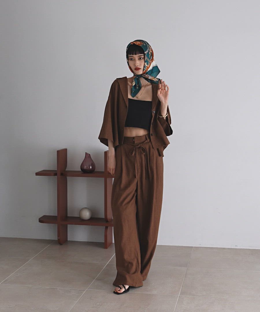 RT-85603ページ セール】ノルマンディリネンワイドパンツ 249932（その他パンツ