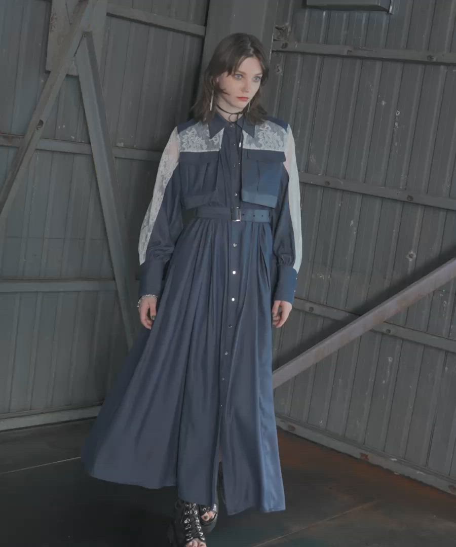 デニムレースキリカエワンピース(HARE)（ワンピース）｜HARE（ハレ）の