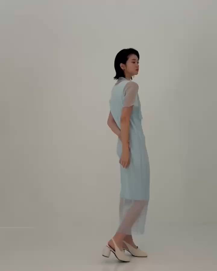 セール】【kotohayokozawa/コトハヨコザワ】SHEER LAYERED SHORT