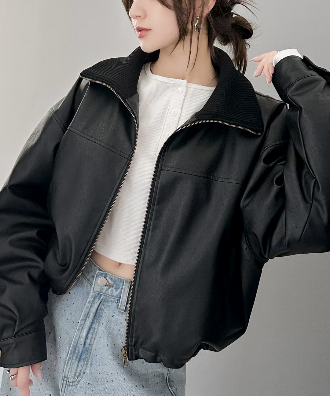 セール】《Javaジャバコラボ》洗練された大人スタイル。ショート丈リブ