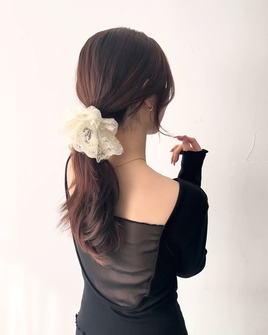 セール】フリル レース シュシュ（シュシュ）｜CEMONEMO（セモネモ）の