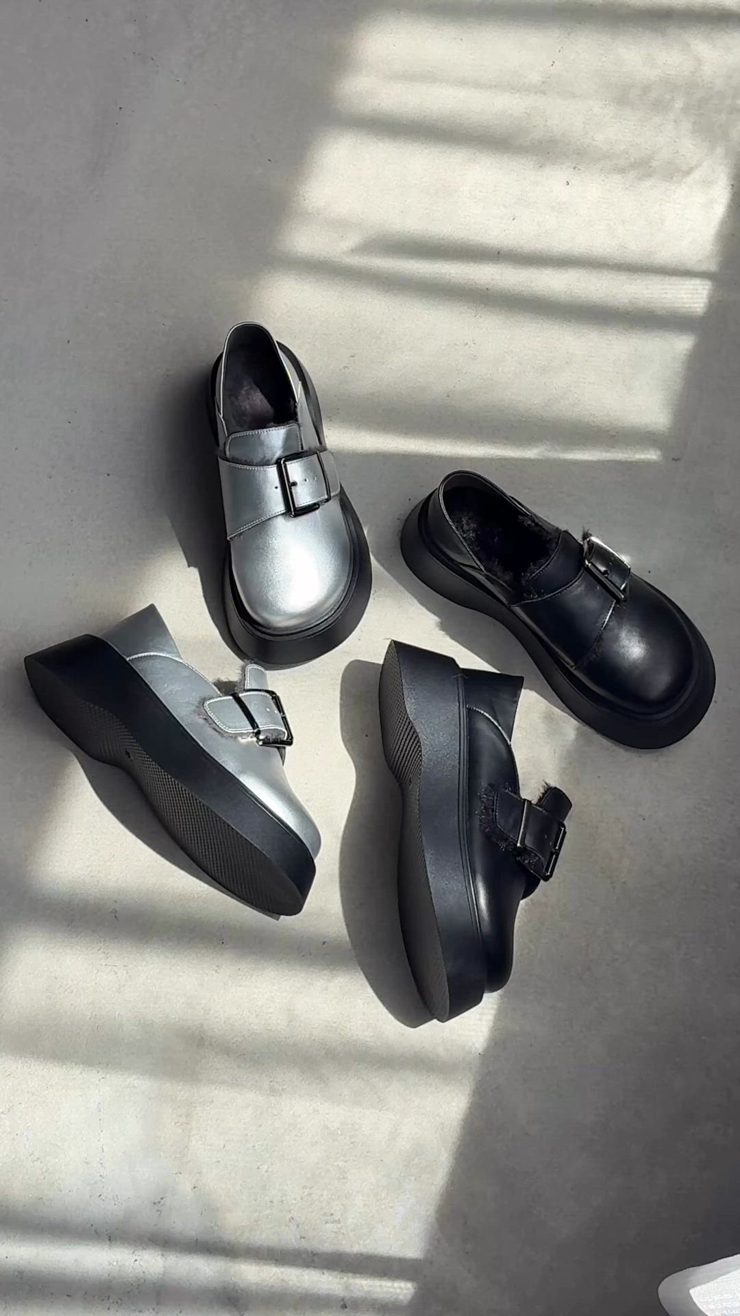 セール】【Bulue.】2way厚底ローファーサボ（ローファー）｜Bulue