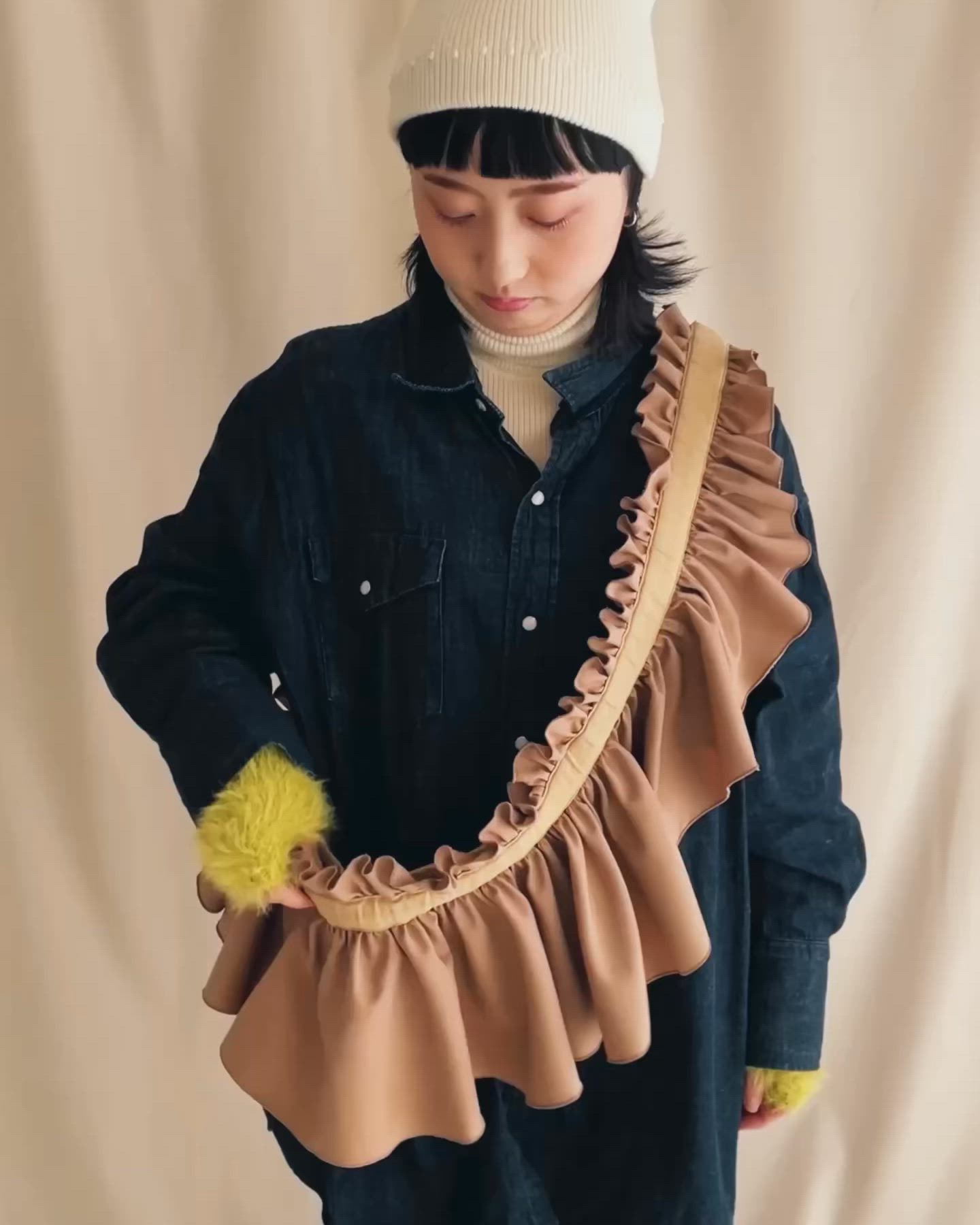 ORIENT MILLINERY DORA【ドーラ】Frilled Bag DORA【ﾄﾞｰﾗ】フリルバッグ（ボディバッグ/ウエストポーチ）｜ORIENT