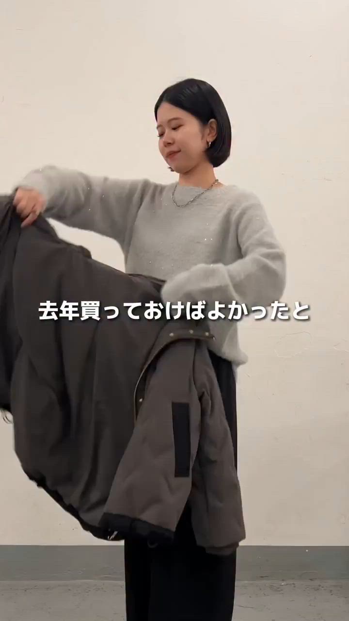 配色テントラインダウンジャケット（ダウンジャケット/コート）｜Jena