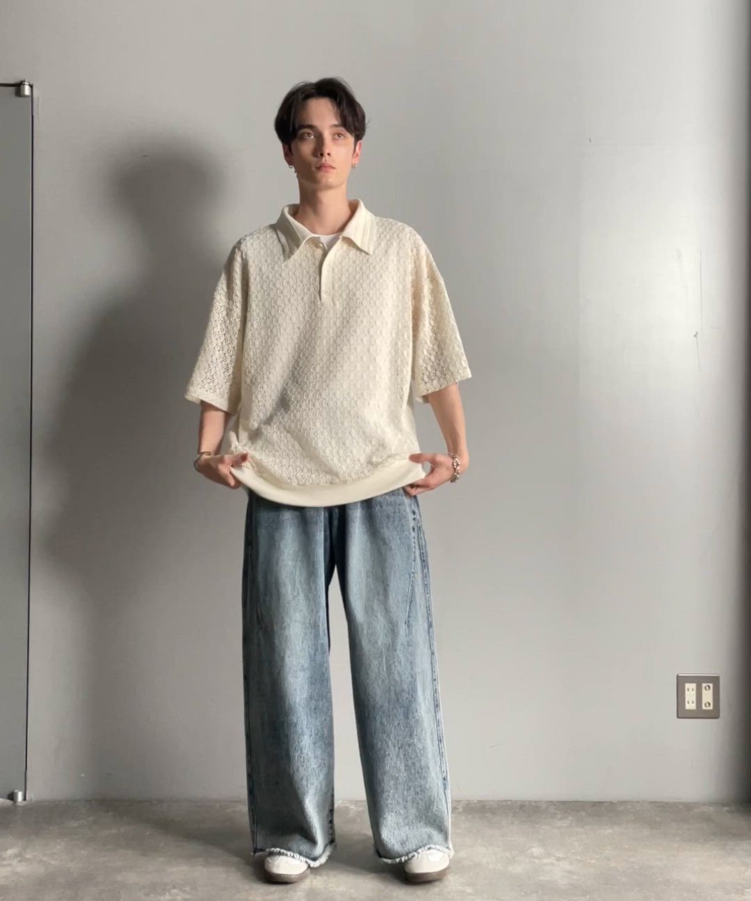 セール】【Classical Origin】「透け感、モードの余韻。」衿ダブル