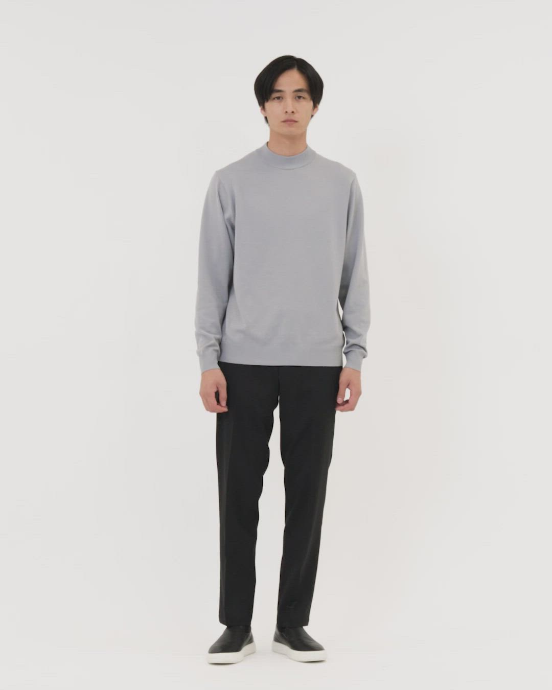 モックネックニット UA COZY ウォッシャブル（ニット/セーター