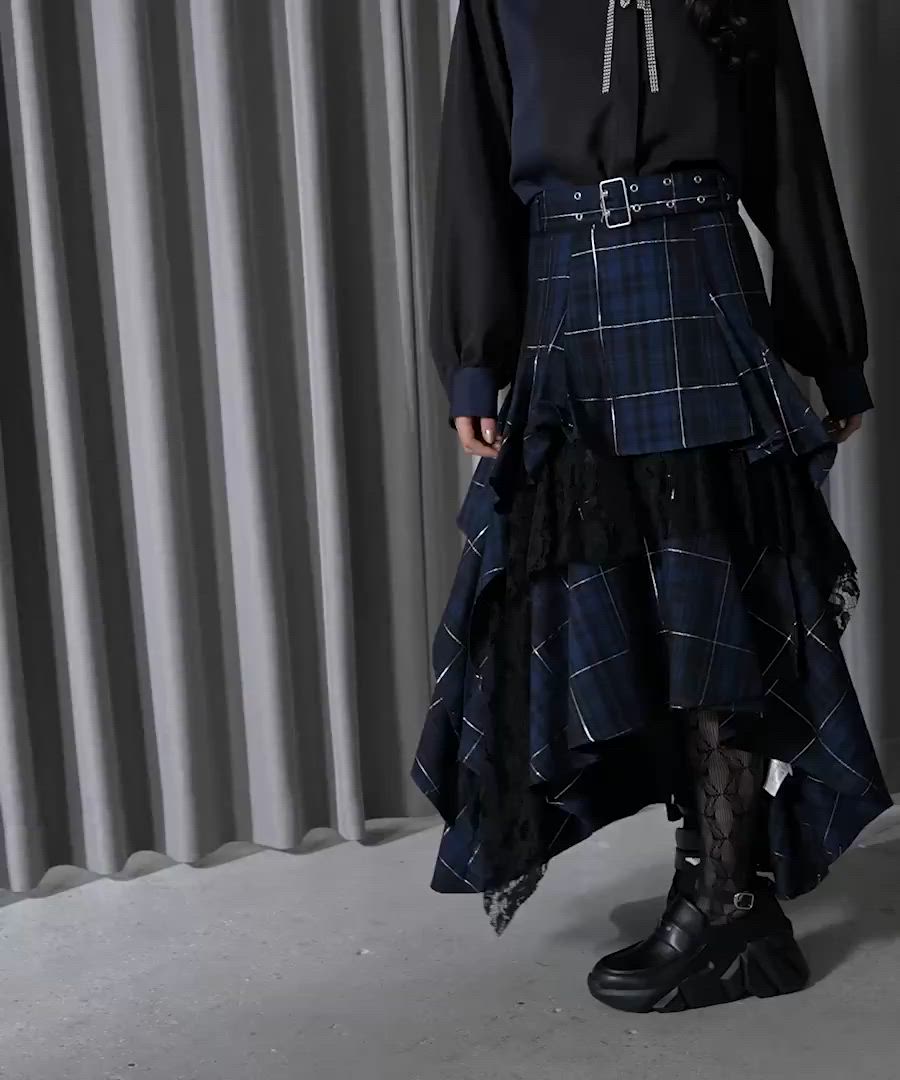 タータンチェックティアードスカート(HARE)（スカート）｜HARE（ハレ