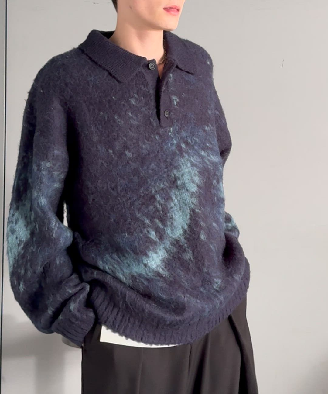 セール】「まるで毛布。」モヘアライクシャギー素材オーバーサイズ