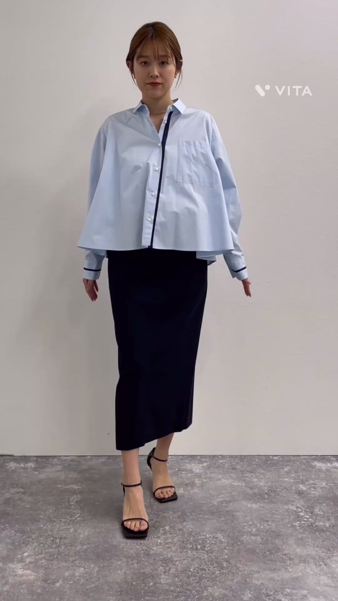 セール】《セットアップ対応》ウォッシャブルニットジョーゼットタイト