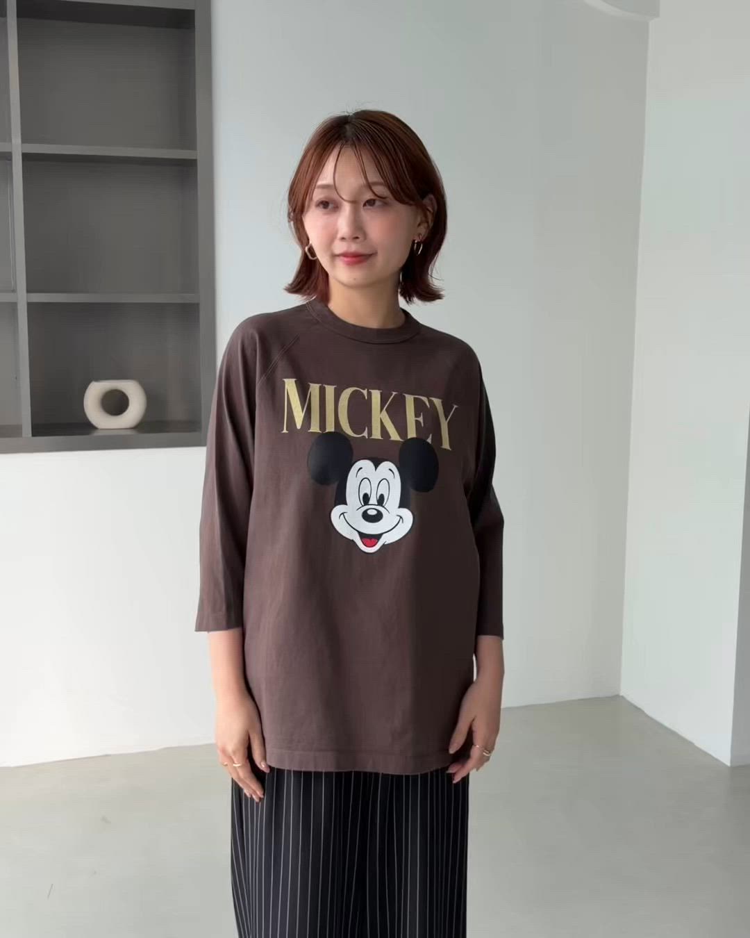 セール】【GOOD ROCK SPEED】MICKEY 7分袖Tシャツ（Tシャツ