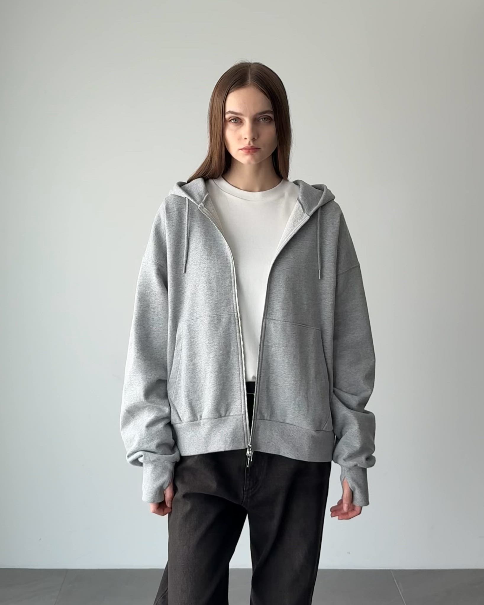 新品【Reneルネ】ウォッシャブル透かし編みダブルジップパーカー36 新品【Reneルネ】ウォッシャブル透かし編みダブルジップパーカー36