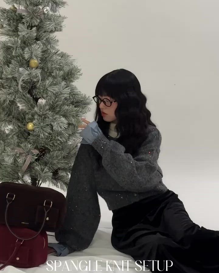 spangle knit set up / スパンコールニットセットアップ（セットアップ