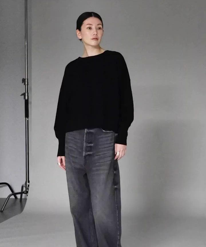 セール】Curensology(カレンソロジー)/バックレースニットプルオーバー