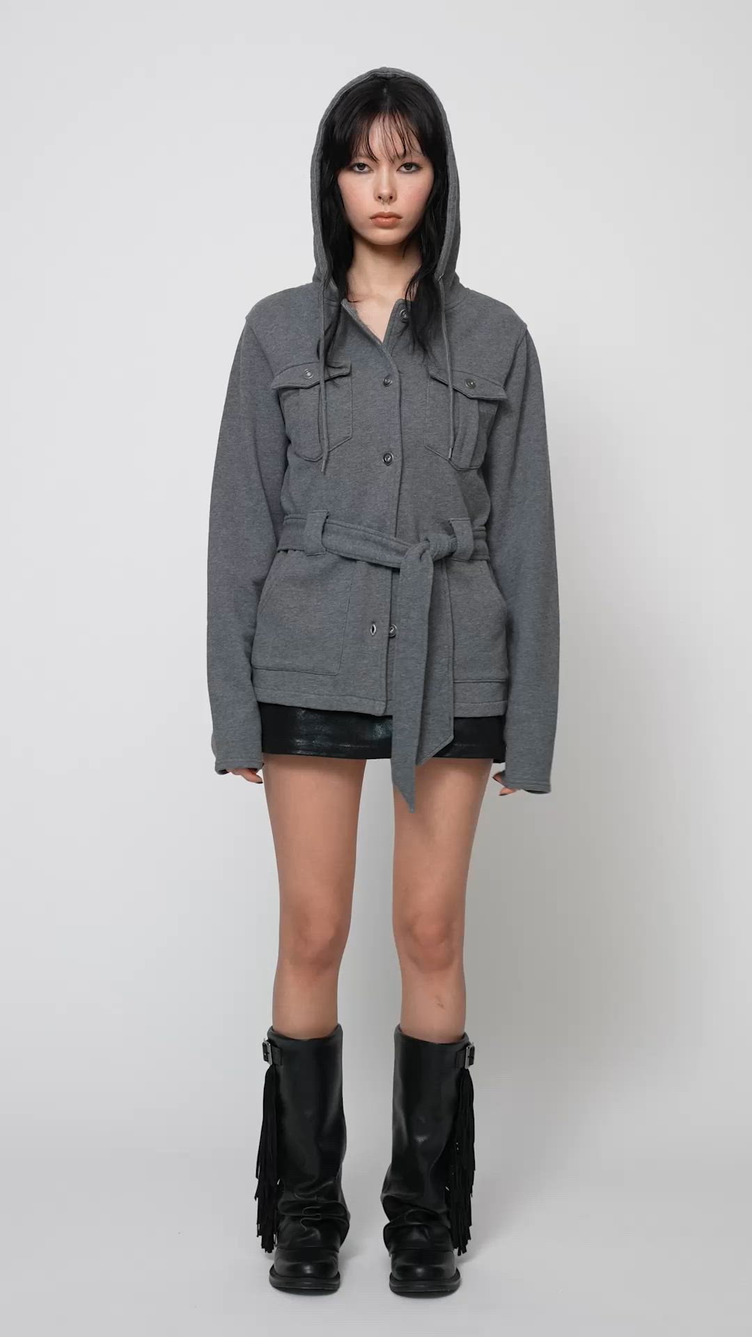 ラグアジェム　アウター LAGUA GEM | HOODIE ZIP STITCH ブルゾン (コート ) |SHEL'TTER WEBSTORE