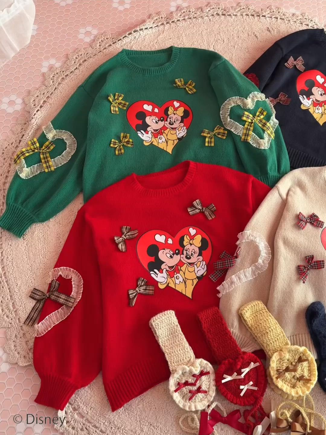 クティールとレトロ】Disney/ディズニー ミッキーマウス＆ミニーマウス