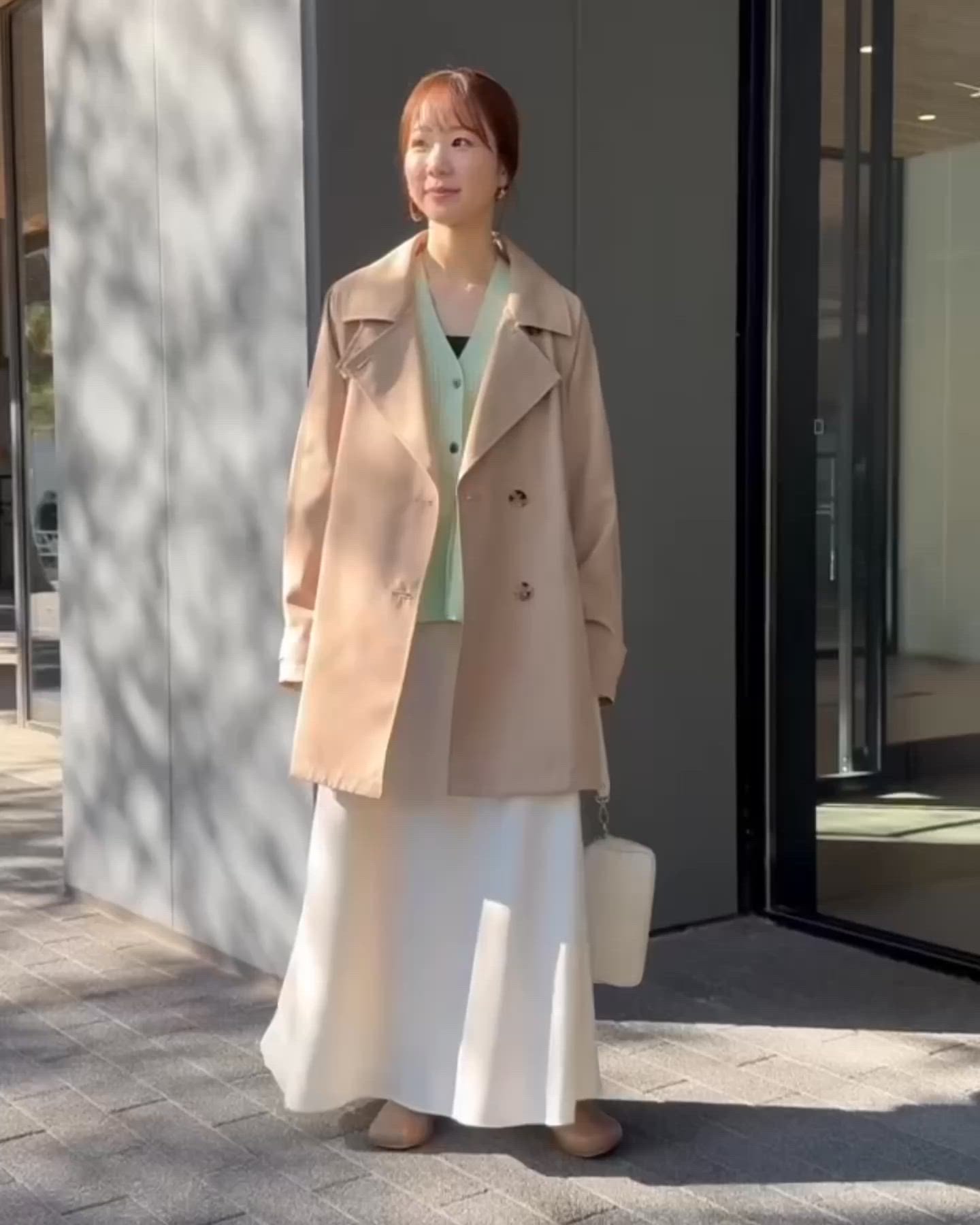 お値下げ‼️今期　美品　SLOBE IENA 撥水ミドルトレンチコート　38 SLOBE IENA（スローブイエナ） トレンチコート コート 「セットアップ