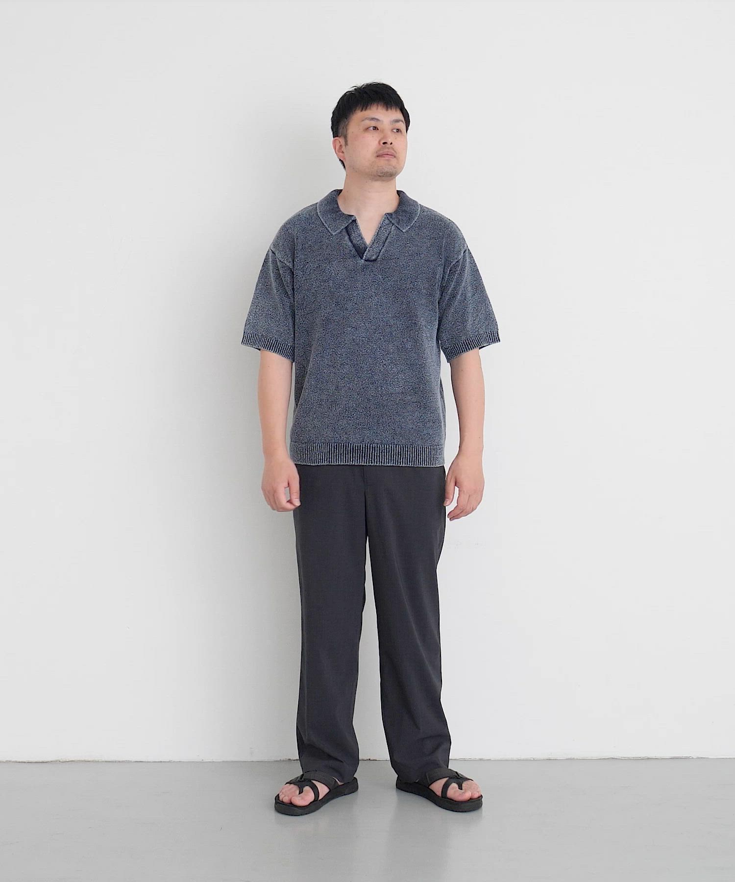 70s 希少levis ベロアスキッパーポロシャツ 70年代 70s リーバイス 茶色 ブラウン プルオーバー 長袖 │ヴィテージ
