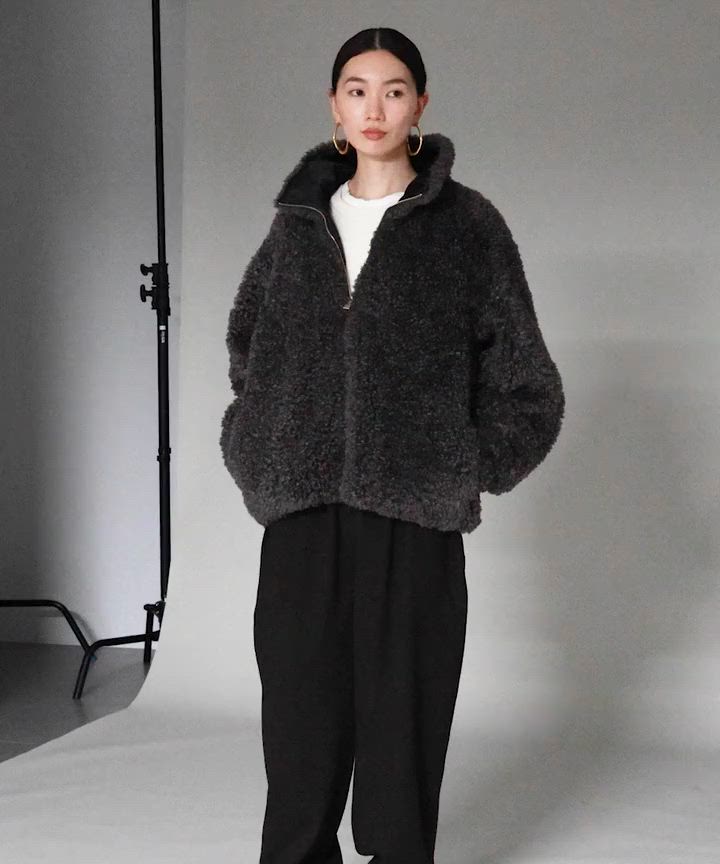 Curensology(カレンソロジー)/リバーフェイクファーブルゾン（ブルゾン