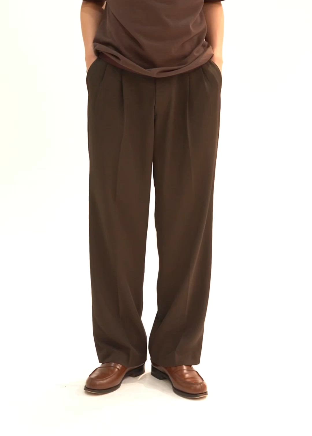 セール】2tuck Summer Slacks / 2タックサマースラックス（スラックス