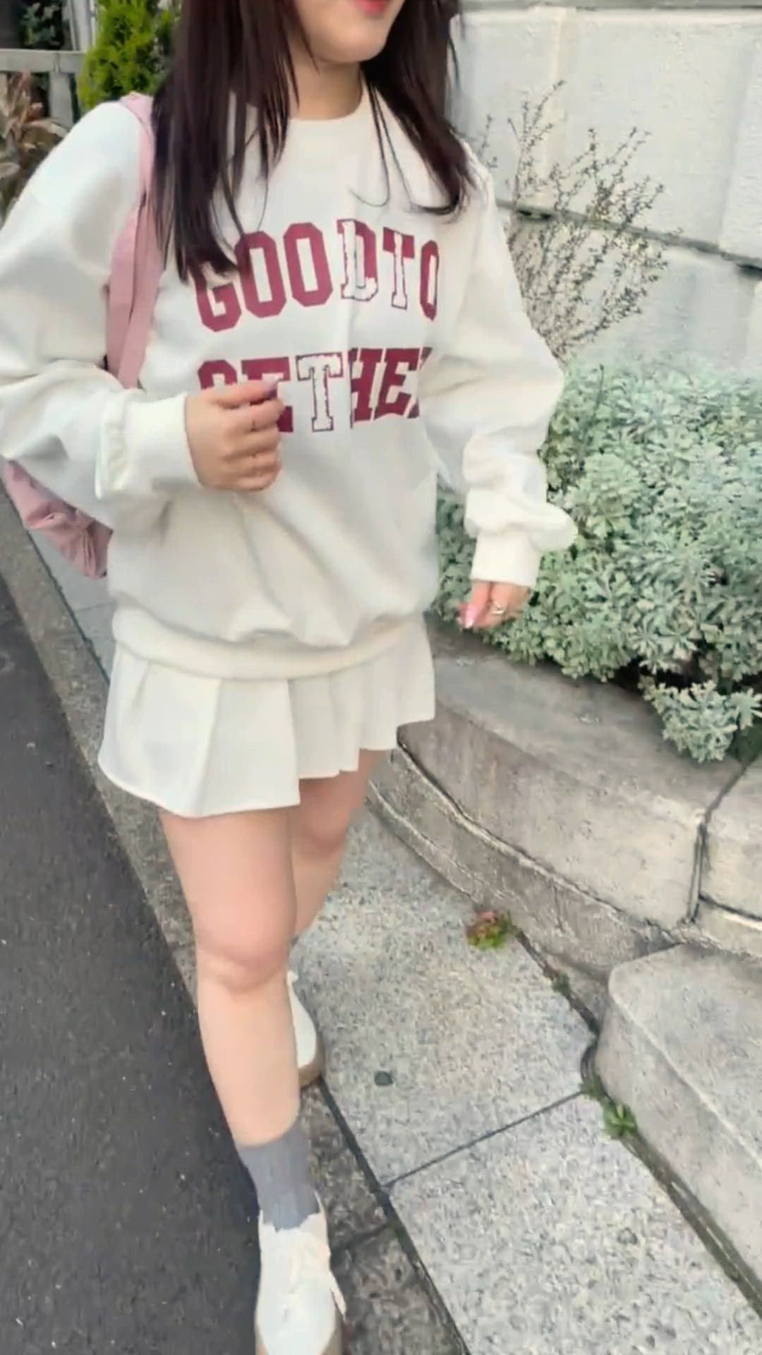 セール】スウェット+プリーツスカートセットアップ【動画あり