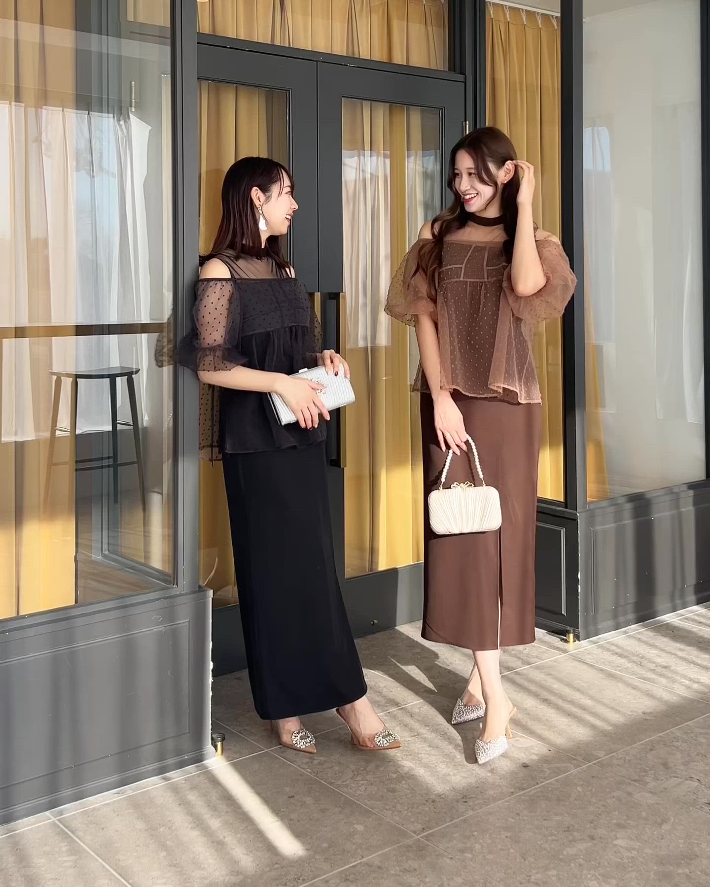 【LEJA】レースドットビスチェセットアップIラインワンピースドレス 結婚式 セール】【LEJA】レースドットビスチェセットアップIラインドレス