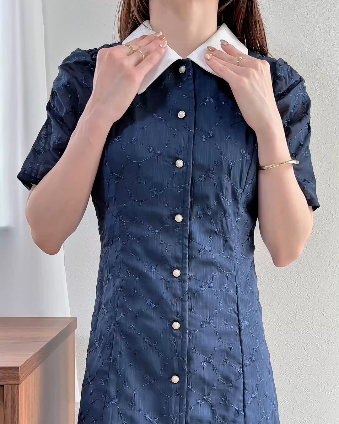 セール】【mily bilet】おしゃれと高級感の絶妙なバランス。花刺繍