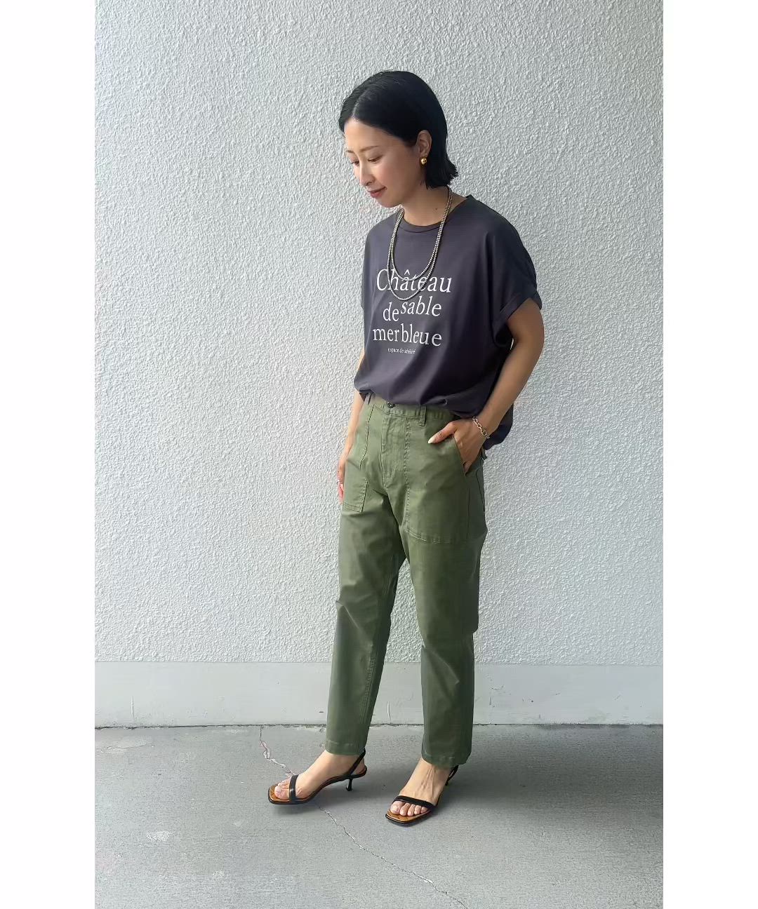 セール】【WEB限定】ストレッチ ベーシック ベイカー パンツ（その他