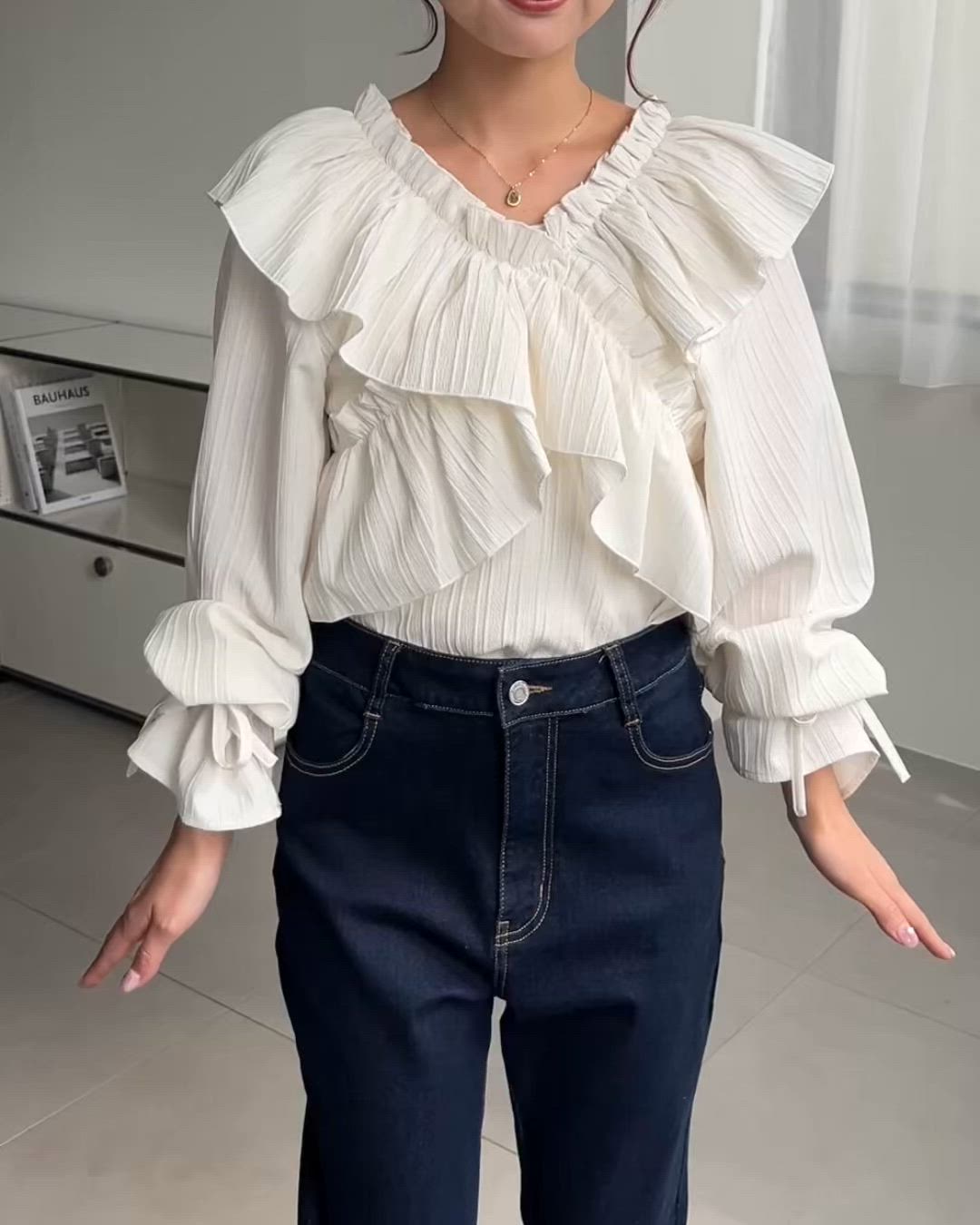 Ungrid♡小紋柄オフショルブラウス♡完売カラー callautia（カラウティア） ブラウス シャツ ジャガードオフショル