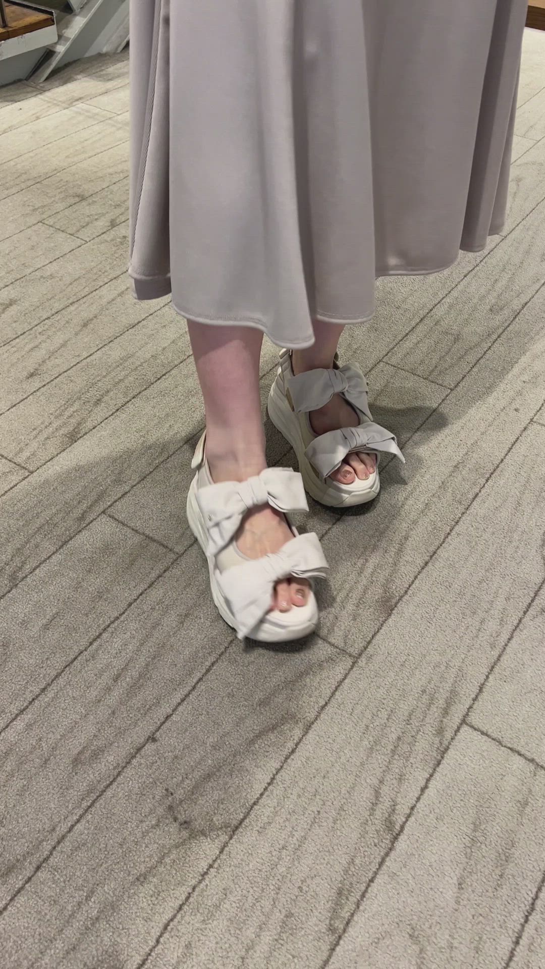 ダブルリボンサンダル（サンダル）｜+diana（プラスダイアナ）の