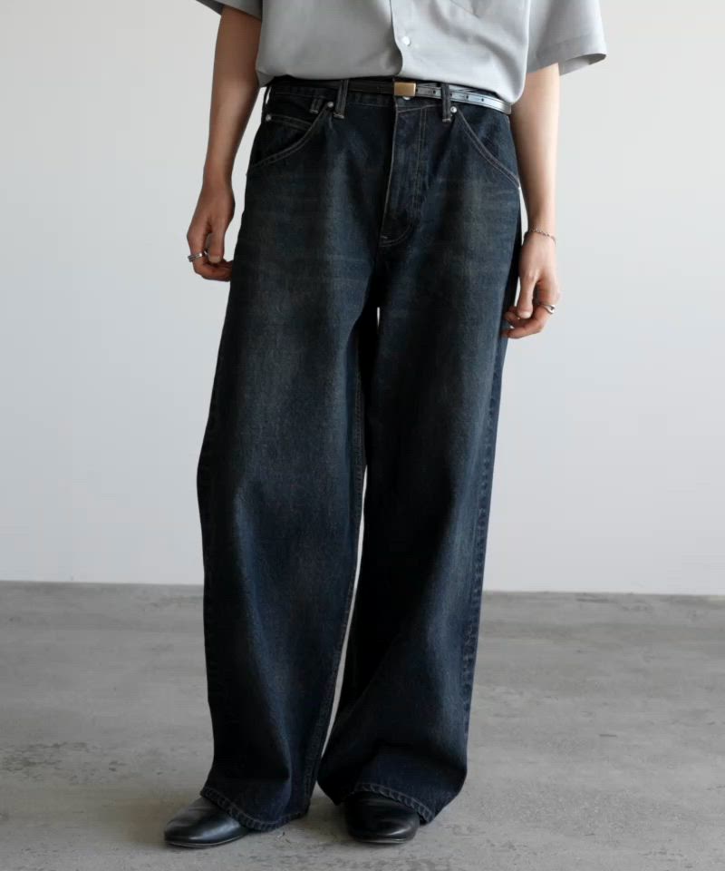 S LASER FADE STANDARD STRAIGHT DENIM ③ LASER FADE STANDARD STRAIGHT DENIM（デニムパンツ）｜WYM LIDNM