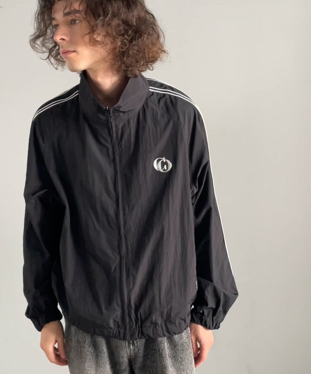 セール】サイドライン ナイロン トラックジャケット／Side Line