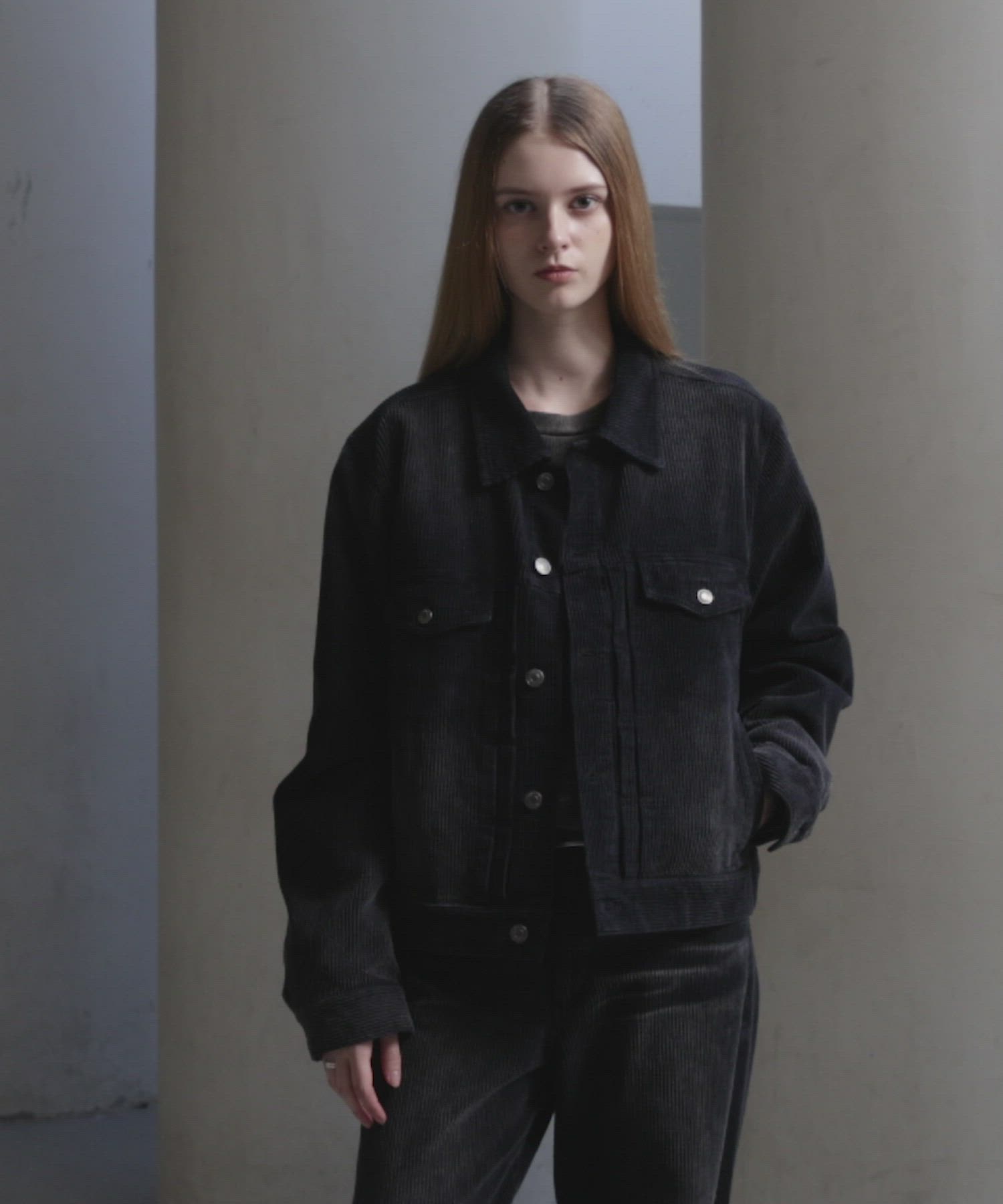 CLEL】Antique Design Corduroy Shirt Jacket / アンティークデザイン