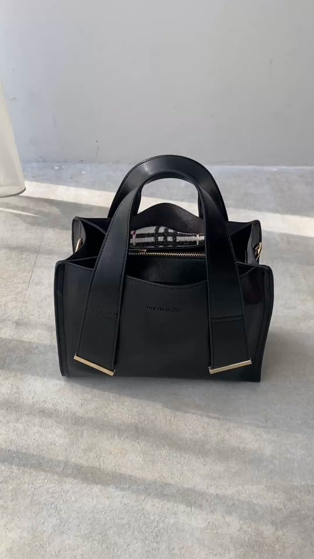 mytwilight 2way ボリュームハンドルバッグ（ハンドバッグ）｜my