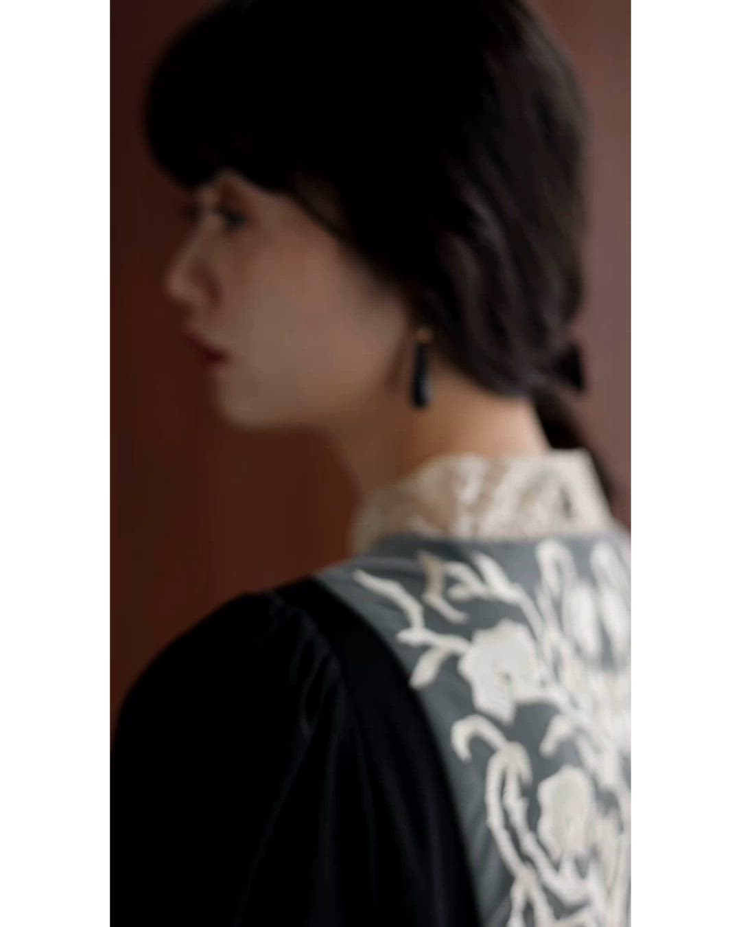 バック刺繍フレアドレス（ドレス）｜etoll.（エトル）のファッション