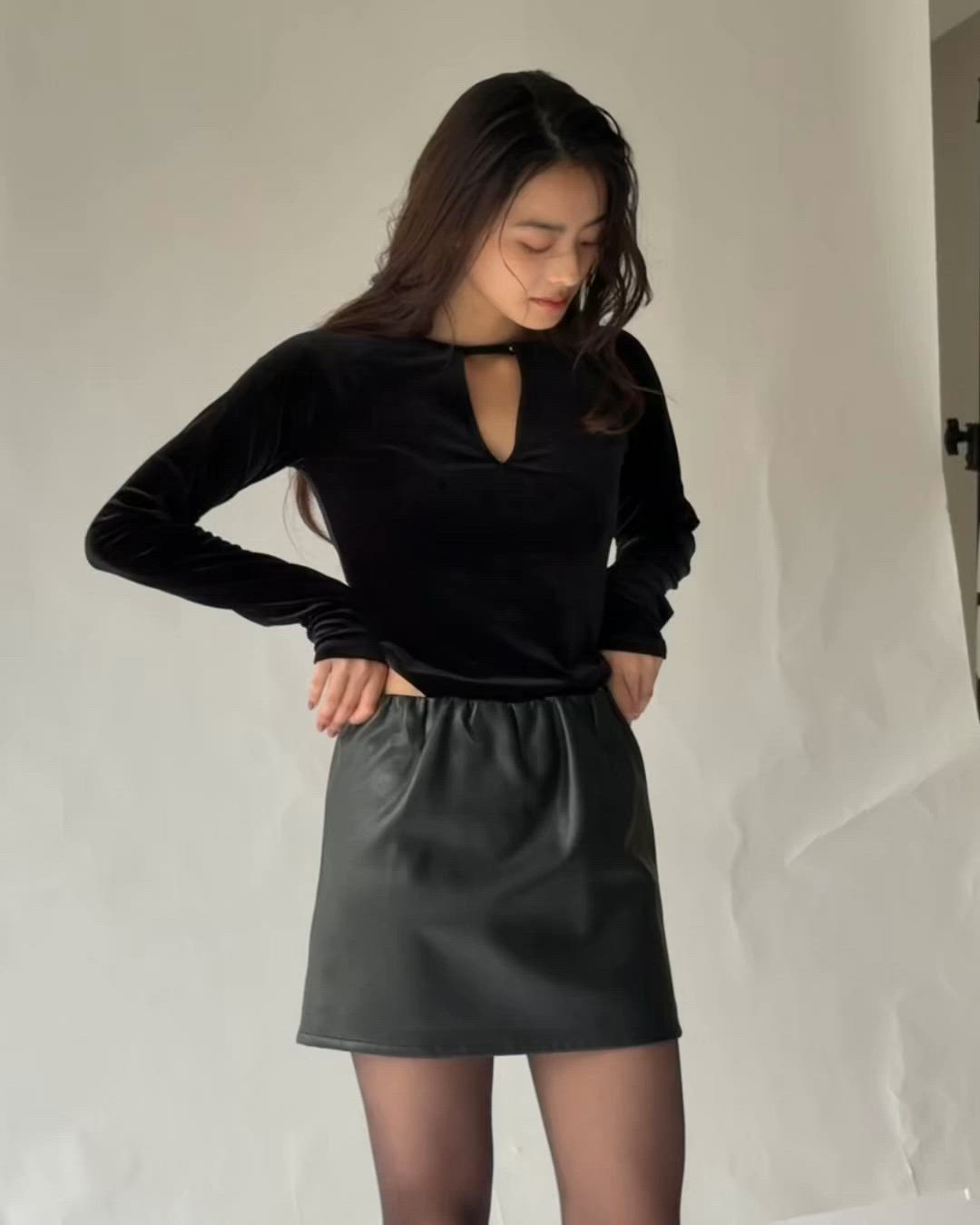decollete cut-out bodysuit セニー　SENEE decollete cut-out bodysuit（デコルテカットボディースーツ）（T