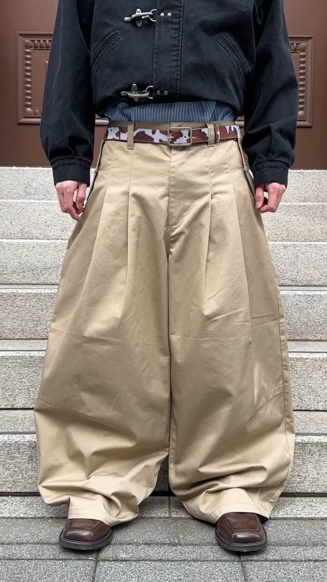 セール】2TUCK BUGGY BALLOON CHINO PANTS／2タックバギーバルーン