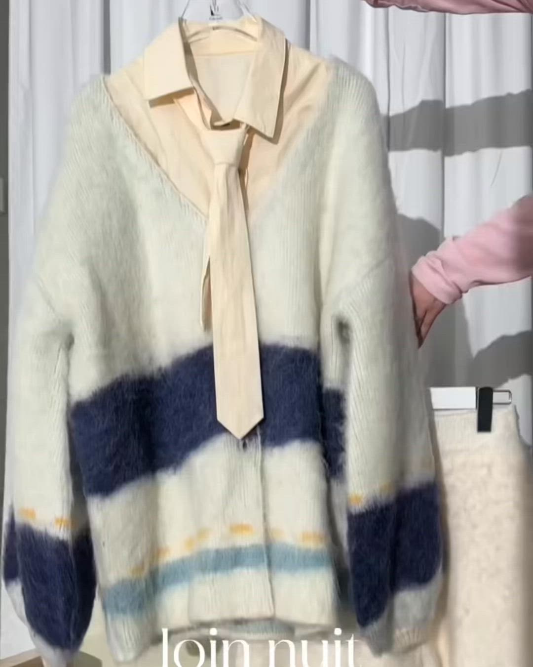 nuance design knit cardigan / ニュアンスデザインニットカーディガン